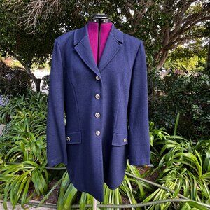 St. Johns Navy Luxury Brand Knitted Blazer
